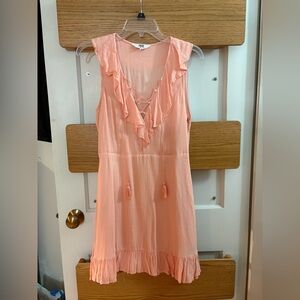 BB Dakota Coral Sleeveless Dress
